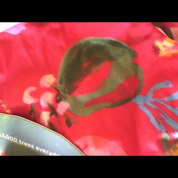 Farm Rio Mixed Fruits Ocean High-Waisted Bikini Bottom - Picture 12 of 12